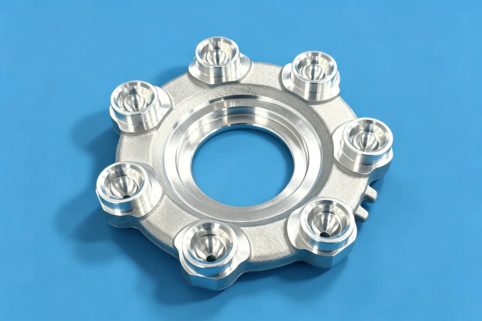 Physical automotive precision-machined component