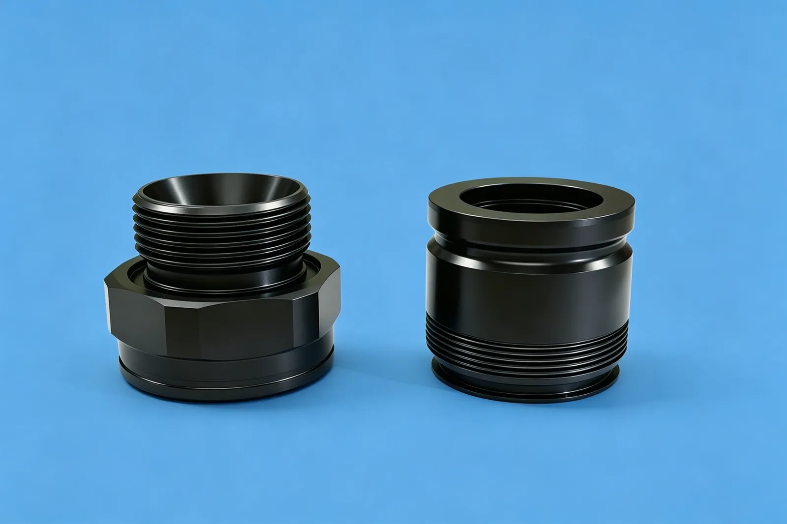 Physical liquid-cooling precision-machined component