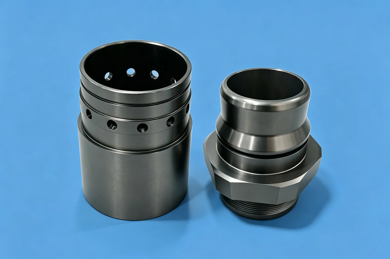 Physical liquid-cooling precision-machined component