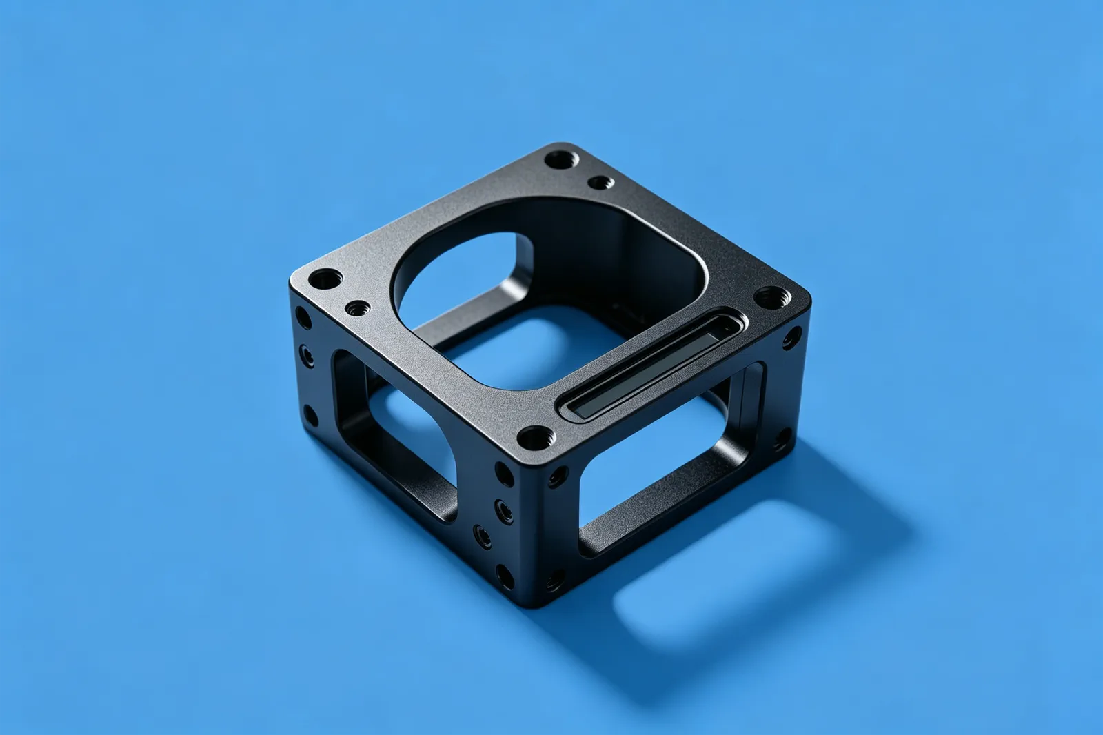 Physical liquid-cooling precision-machined component