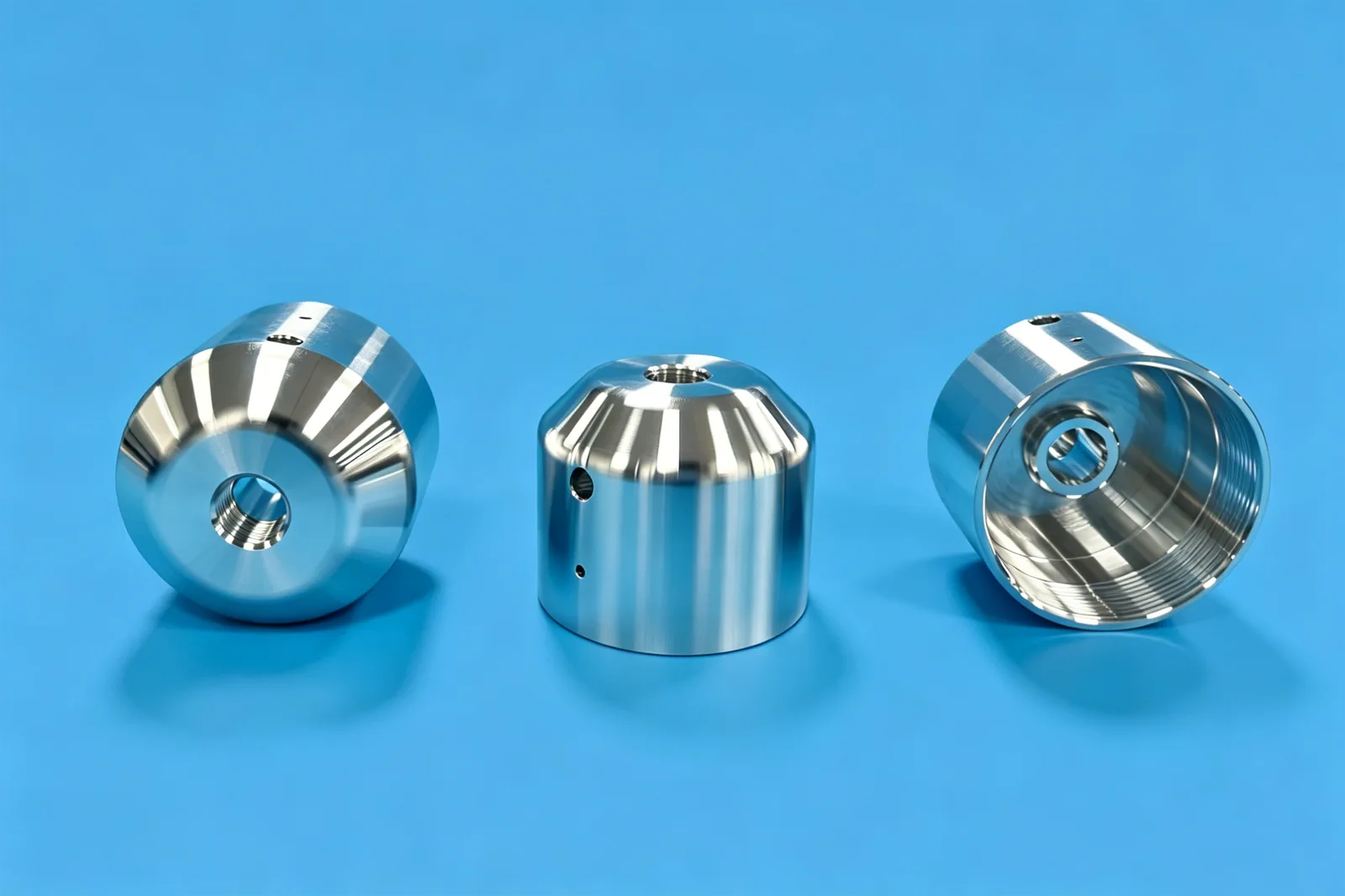 Physical liquid-cooling precision-machined component