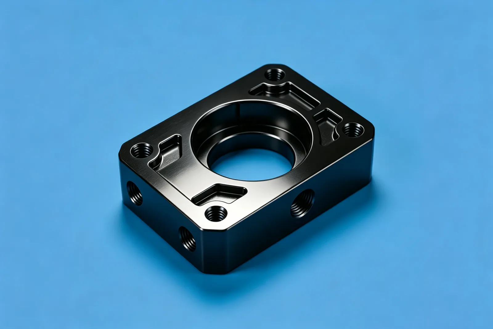 Physical semiconductor precision-machined component