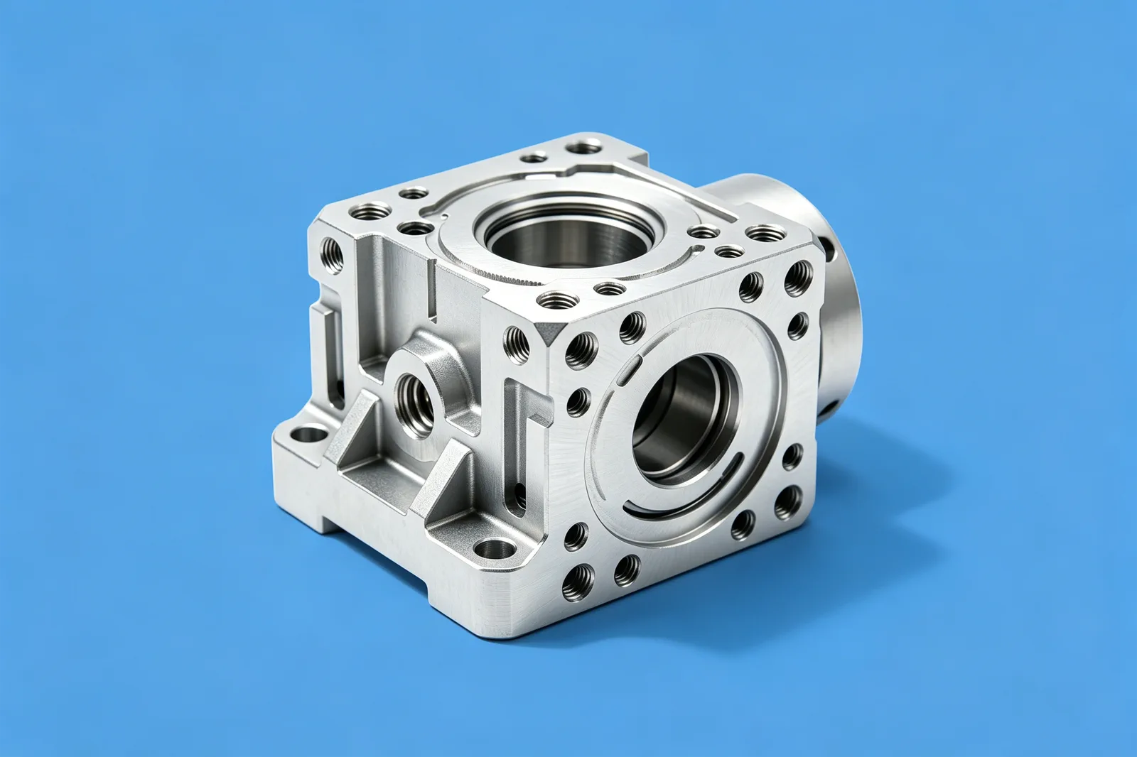 Physical semiconductor precision-machined component