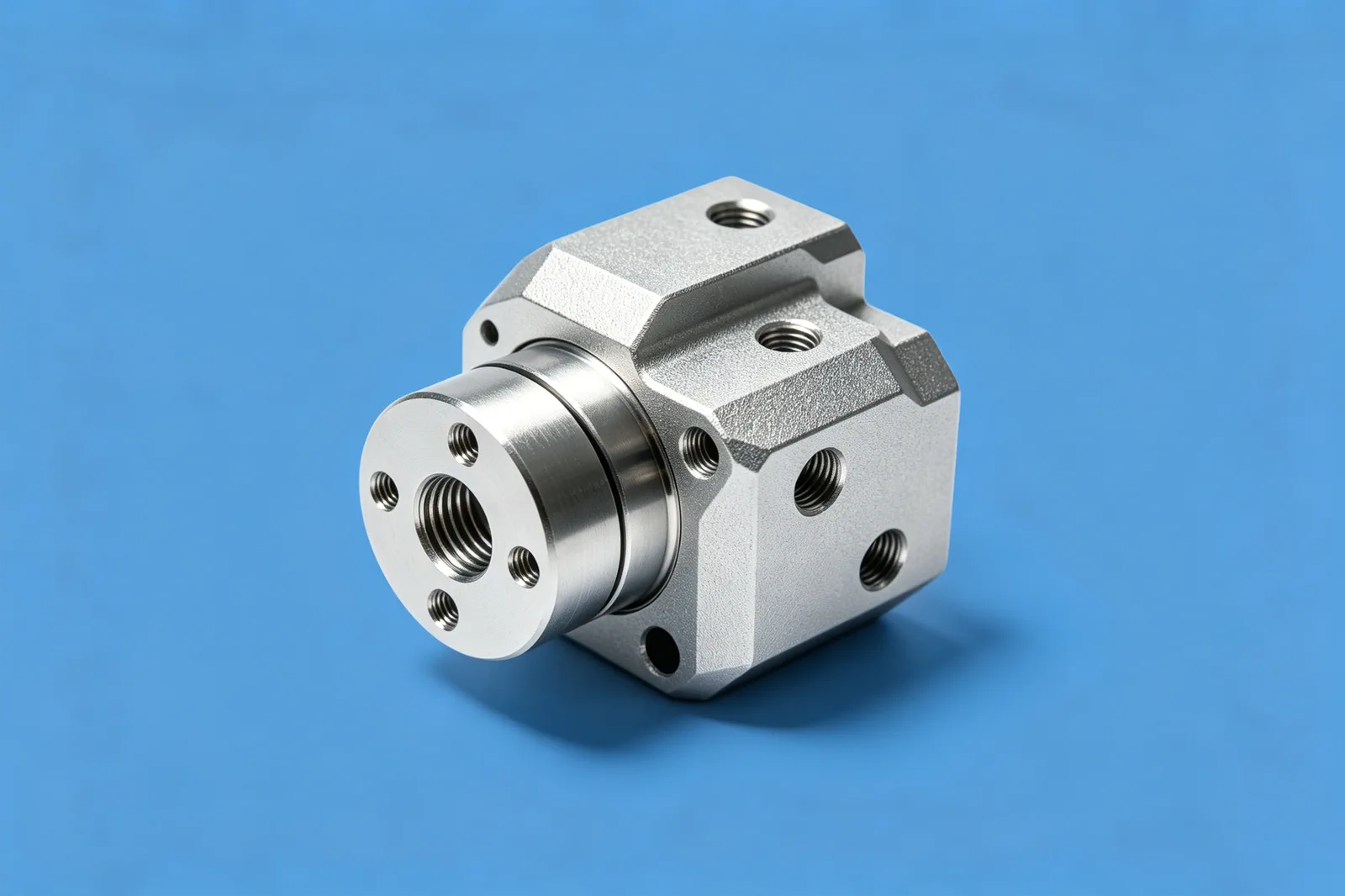 Physical semiconductor precision-machined component