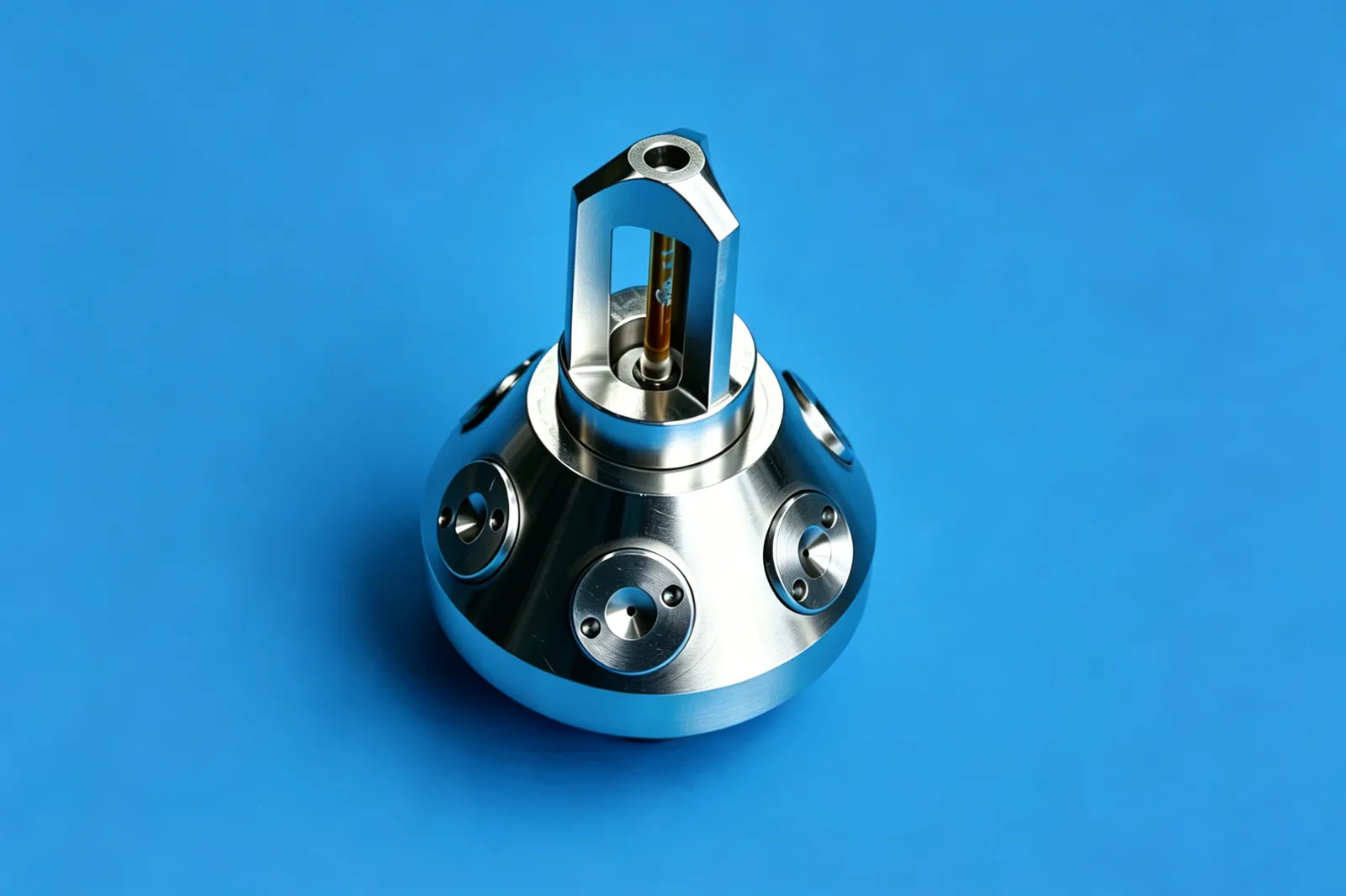 Physical semiconductor precision-machined component