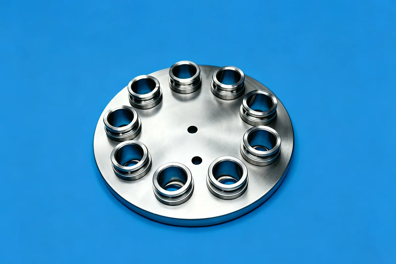 Physical semiconductor precision-machined component