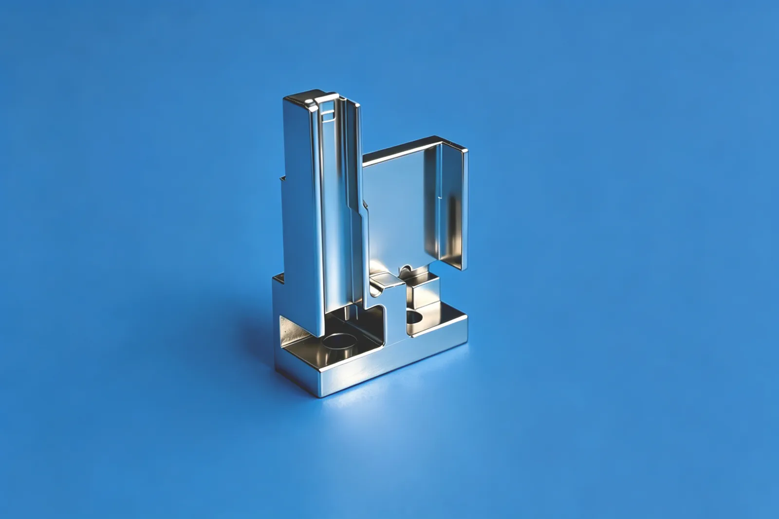 Physical semiconductor precision-machined component